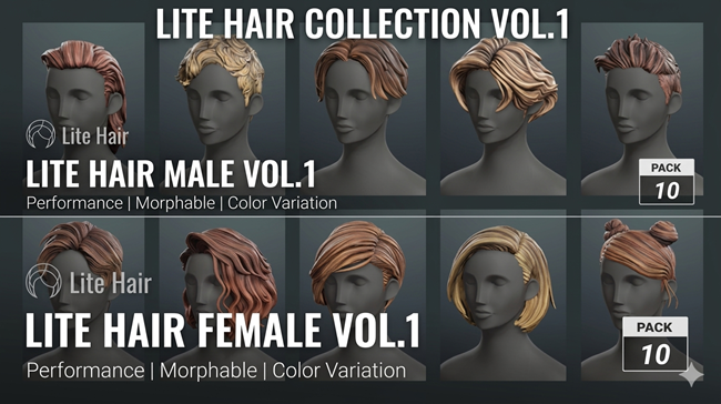 Lite Hair Collection Vol. 1 Bundle